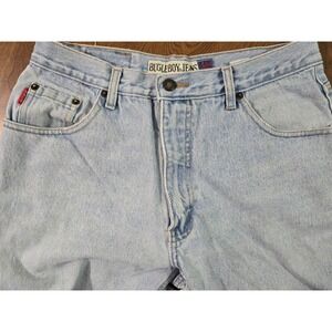 Bugle Boy Jeans Mens Size 32 X 30.5 Tapered Leg Light‎ Blue Wash Vintage 90s Y2K